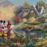 Puzzel Lieverdjes MICKEY EN MINNIE 1000 stukjes