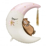 Foil Balloon Bear on the Moon 71 × 86 cm