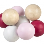 Detoa Kralen aan roze koord