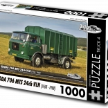 Puzzel RETRO-AUTA TRUCK Škoda 706 MTS 24ch VLH 1000 stukjes