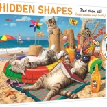 TREFL Puzzle Hidden Shapes : Vacances des chats 1011 pièces