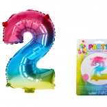 Rainbow Balloon Number 2 – 40 cm