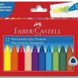 Triangular Wax Crayons 12 pcs FABER-CASTELL