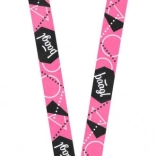 Roze sleutelhanger BAAGL – lanyard 45 cm van duurzaam polyester
