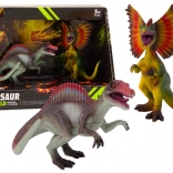 Set of dinosaur figures Spinosaurus and Dilophosaurus 2 pcs