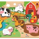 Puzzle à encastrer Ferme pour enfants de 2Kids Toys