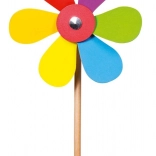 moulin à vent en bois fleur