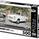 Puzzel Retro-auto’s Trabant 601 (1965) – 500 stukjes