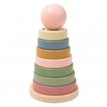 empilage de formes bonhomme jouet éducatif en bois 2Kids Toys