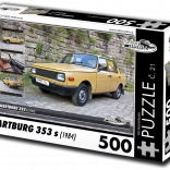 Puzzel Retro-Auto’s Wartburg 353 (1984) 500 stukjes