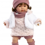Realistic Doll Carla with Sounds and Soft Fabric Body 42 cm