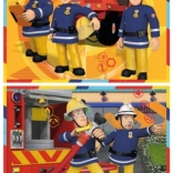 Puzzle Ravensburger POMPIER SAM 2×12 pièces