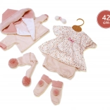 Outfit for 42 cm doll – floral set with accessories