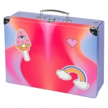Valise scolaire pliable Duha rouge