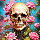 Puzzle ENJOY Garten-Skelett 1000 Teile