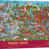 Trefl puzzel Premium Plus Share the Moments: Driestad 1000 stukjes