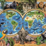 Puzzle CLEMENTONI Monde animal étonnant 300 pièces