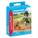 Playmobil Special Plus fillette avec des chèvres