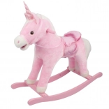 Licorne à bascule rose avec effets sonores
