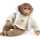 Realistische babyaap met zacht lichaam 32 cm