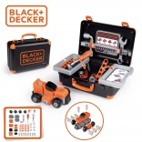 Smoby Black & Decker Mallette avec outils et voiture de construction