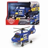Politiehelikopter met licht en geluid 18 cm