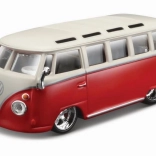 Bburago plus Volkswagen Van Samba rouge