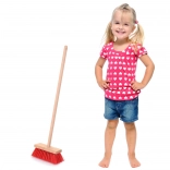 Children's wooden street broom 78 cm KLEIN