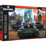 puzzle 500 pièces - world of tanks : à l’action ! trefl