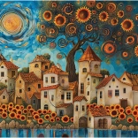 Puzzel Zonnebloemen 1000 stukjes