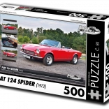 RETRO-AUTA Puzzle FIAT 124 Spider (1973) – 500 Teile