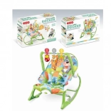 Ligstoeltje met vibraties groen eekhoorn