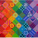 Legpuzzel Patchwork Regenboog 1000 stukjes