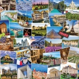 Puzzle Světoběžník - Frankreich 1000 Stücke von Eurographics