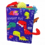 Soft dinosaur book – colorful cloth book for babies