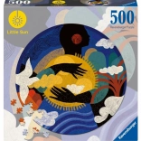 Puzzel RAVENSBURGER 500 stukjes – kleine zon, zintuig ‘lezen’ (rond)
