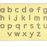 Interchangeable Panel with Lowercase Letters