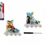 Vinger mini schaatsen met schroevendraaier - mix kleuren