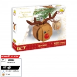 COBI décoration de Noël – renne au nez rouge