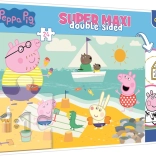 Double-sided Puzzle Peppa Pig SUPER MAXI 24 Pieces