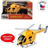 MaDe hélicoptère de secours à inertie avec lumière et son, 20 cm