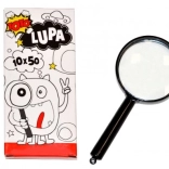 Reading magnifier plastic/glass 11 cm