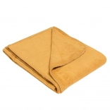 kinderdeken van katoen 75 × 100 mosterdgeel