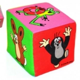 Cube textile Krtek 10 cm