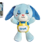 Konijntje Chrupík knuffelslaapvriend met licht en geluiden op batterijen voor kinderen 6m+