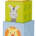 Tour empilable en cubes animaux GOKI