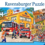 Ravensburger Puzzle Firefighters 3x49 Pieces
