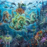 Puzzle Ravensburger Magie Sous-Marine 2000 Pièces