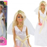 Anlily Doll in Wedding Dress with Bouquet and Crown