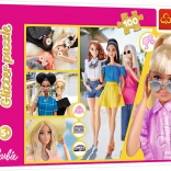 Puzzle 100 pièces Glitter Barbie à paillettes